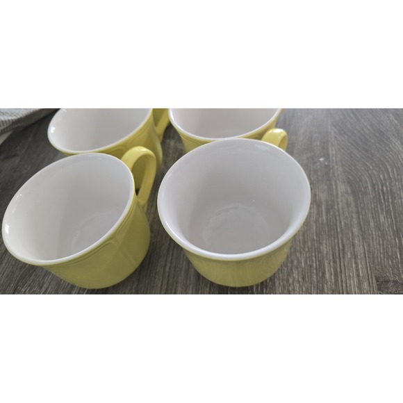 Ironstone Buttercup Federalist Coffee Cup Mug Lot  Yellow Vtg Set 7 Cups - Picture 3 of 7